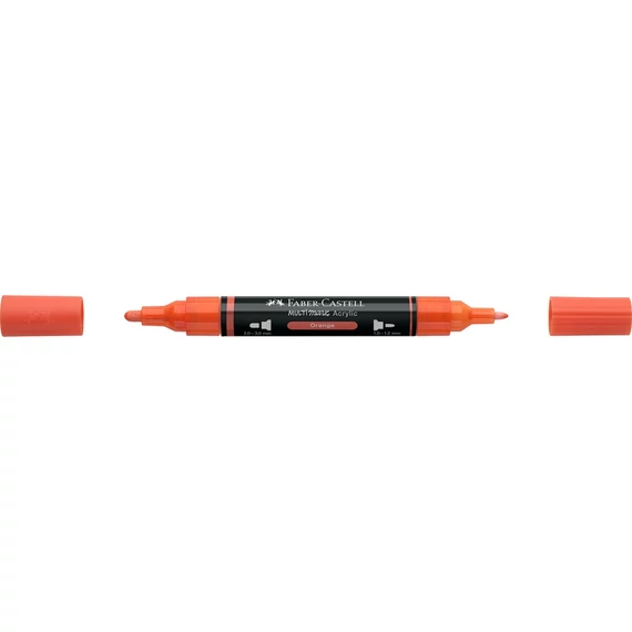 Akril marker kétvégű MULTIMARK 115 Faber-Castell narancs 
