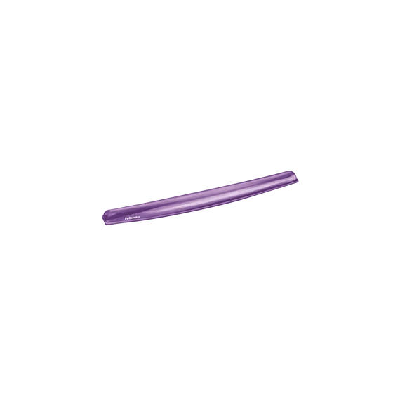 Csuklótámasz billentyűzethez, géltöltésű, Fellowes® Crystal Gel, lila