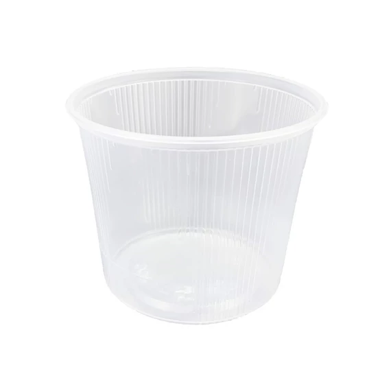 Elviteles doboz alj, kerek, Hagner/Imbisz 400 ml 50 db/csomag, natúr