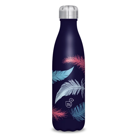 Fémkulacs duplafalú 500ml Ars Una Feather-dark (5170) 22