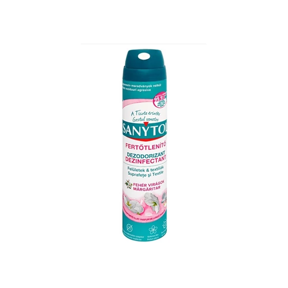 Fertőtlenítő légfrissítő 300 ml aerosol Sanytol Virág