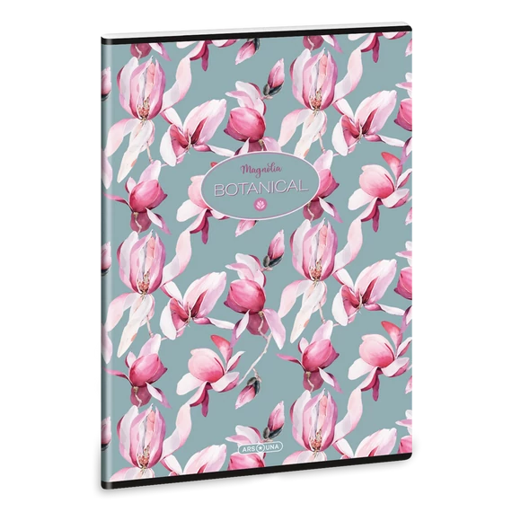 Füzet iskolai A4, 40lap, sima Ars Una ROSY MAGNOLIA (5252) 23 10db/csomag