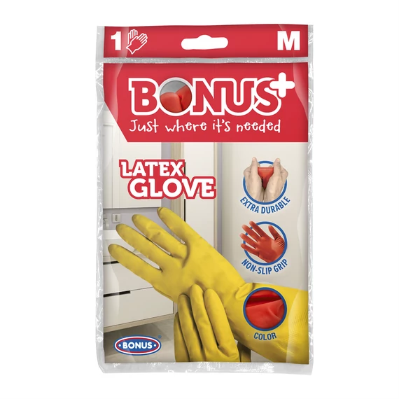 Gumikesztyű M háztartási Bonus_B293