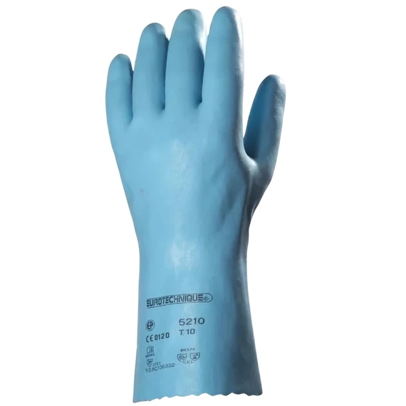 Gumikesztyű vegyszerálló latex méret: 6-os hossz 30 cm EP_520610 kék