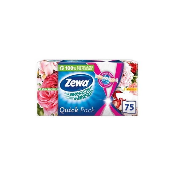 Háztartási papírtörlő 2 rétegű 75 lap/doboz Wish&Weg Zewa