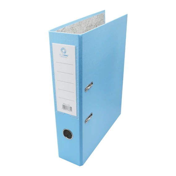 Iratrendező A4, 7,5cm,lapraszerelt, Bluering® Smart világoskék