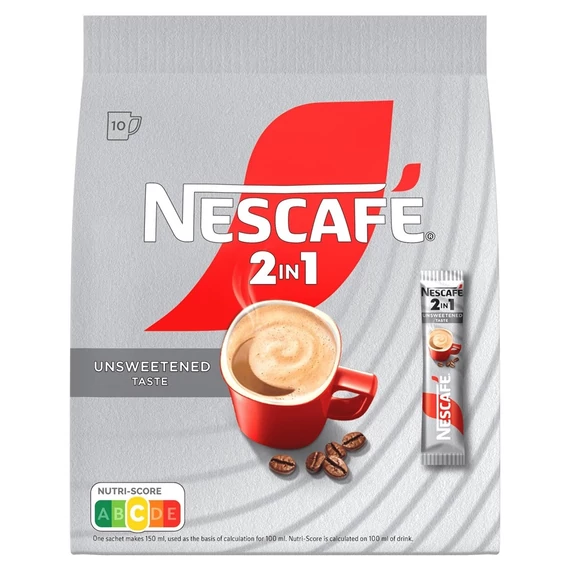 Kávé instant, 10 x 8g, 2in1 Nescafé Classic