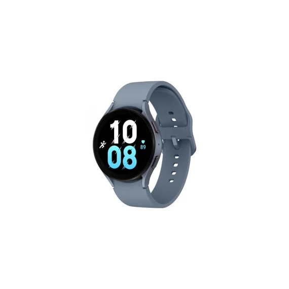 Okosóra SAMSUNG Galaxy Watch 5 (eSIM, szilikon csuklópánt, 44mm) sötétszürke