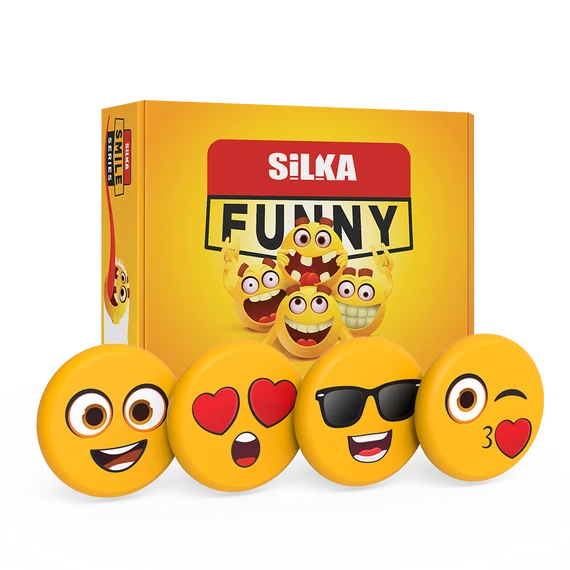 Radír, smile-nagy, 36 db/display, Silka