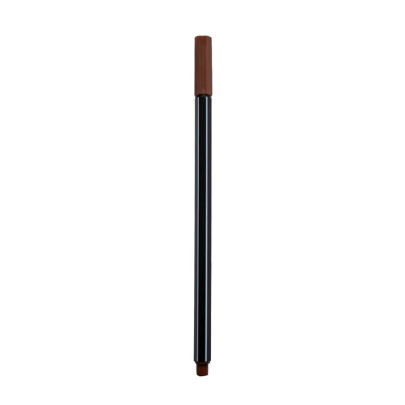 Rostirón, tűfilc vízbázisú, 0,4mm, hatszögletű, barna