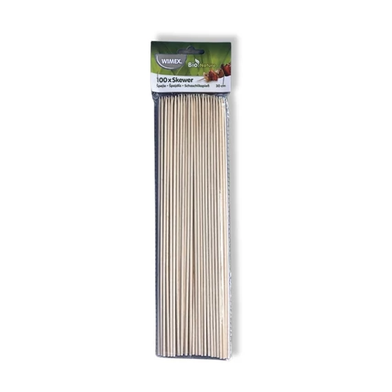 Saslik fapálcika 30 cm 100 db/csomag