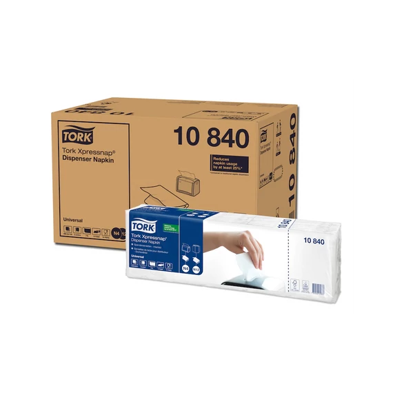 Szalvéta adagolóba 1125 ív/csomag 8 csomag/karton fehér Xpressnap® Tork_10840