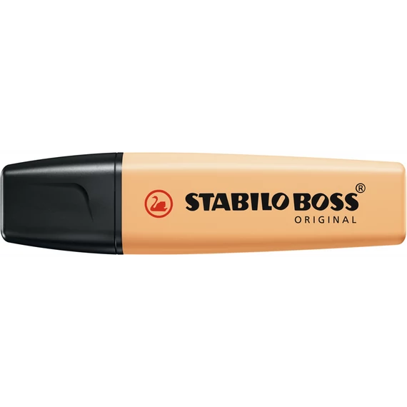 Szövegkiemelő 2-5mm, vágott hegyű, STABILO Boss original Pastel fakó narancs