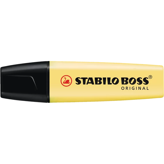 Szövegkiemelő 2-5mm, vágott hegyű, STABILO Boss original Pastel vanília