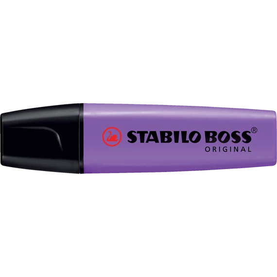 Szövegkiemelő 2-5mm, vágott hegyű, STABILO Boss original lila