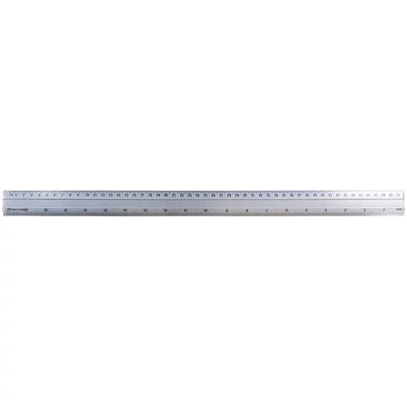 Vonalzó 50cm, fém, alumínium Evo