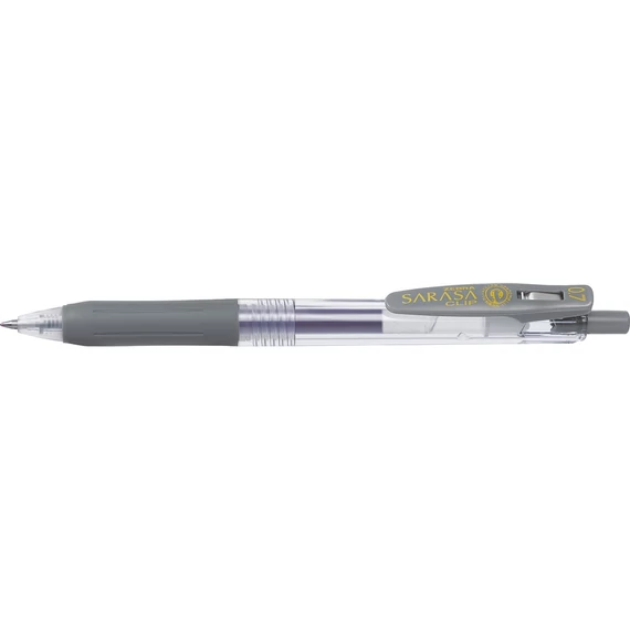 Zseléstoll 0,5 mm Zebra Sarasa Clip, szürke