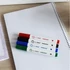 Kép 2/3 - Alkoholos marker készlet, 1-4mm, vágott hegyű, 4-es készlet, Bluering®