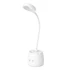 Kép 2/6 - Asztali LED lámpa, tolltartóval, 5W, 6400K, AVIDE, fehér