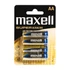 Kép 1/3 - Elem AA ceruza LR6 1,5V Super tartós alkaline 4 db/csomag, Maxell