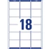 Kép 3/7 - Etikett címke, 63,5 x46,6mm, 18 címke/ív, 100 ív/doboz, Avery fehér
