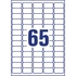 Kép 3/4 - Etikett címke, 38,1 x21,2mm, fagyasztó 65 címke/ív, 25 ív/doboz, Avery fehér
