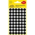 Kép 2/4 - Etikett címke, o12mm, jelölésre, 54 címke/ív, 5 ív/doboz, Avery fekete