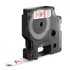 Kép 4/5 - Feliratozógép szalag Dymo Letratag Dymo D1 S0720550/45015 12mmx7m, ORIGINAL, piros/fehér