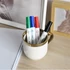 Kép 3/3 - Flipchart marker készlet, rostirón vizes kerek végű 3mm, Bluering®, 4 klf. szín