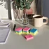 Kép 3/3 - Jegyzettömb öntapadó, 38x51mm, 80lap, 12 tömb/csomag, Bluering® , neon