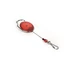 Kép 1/4 - Névjegykártyatartó kihúzható karabineres, Durable with Snap Hook piros