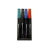 Kép 2/2 - Alkoholos marker Foroffice, kerek hegyű hegyű, 1,5-3mm, 4 db-os készlet,