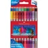 Kép 1/2 - Rostirón, filctoll készlet, kétvégű csillámos Faber-Castell 20 klf. szín