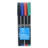 Kép 1/2 - Rostirón, tűfilc alkoholos készlet, 0,4mm, OHP Bluering® S, 4 klf. szín