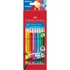 Kép 1/2 - Színes ceruza készlet háromszögletű GRIP Faber-Castell 10klf. szín