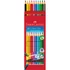 Kép 2/2 - Színes ceruza készlet háromszögletű GRIP Faber-Castell 10klf. szín