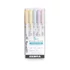 Kép 1/2 - Szövegkiemelő készlet, 1,4/4 mm, kétvégű, Zebra Mildliner Highlighter Gentle, 5 különböző szín