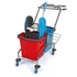 Kép 1/2 - Takarítókocsi króm vázas 2 x 25 liter CK760-T