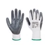 Kép 1/4 - Védőkesztyű PU tenyérmártással nylon méret: M szín: szürke-fehér A310 Portwest
