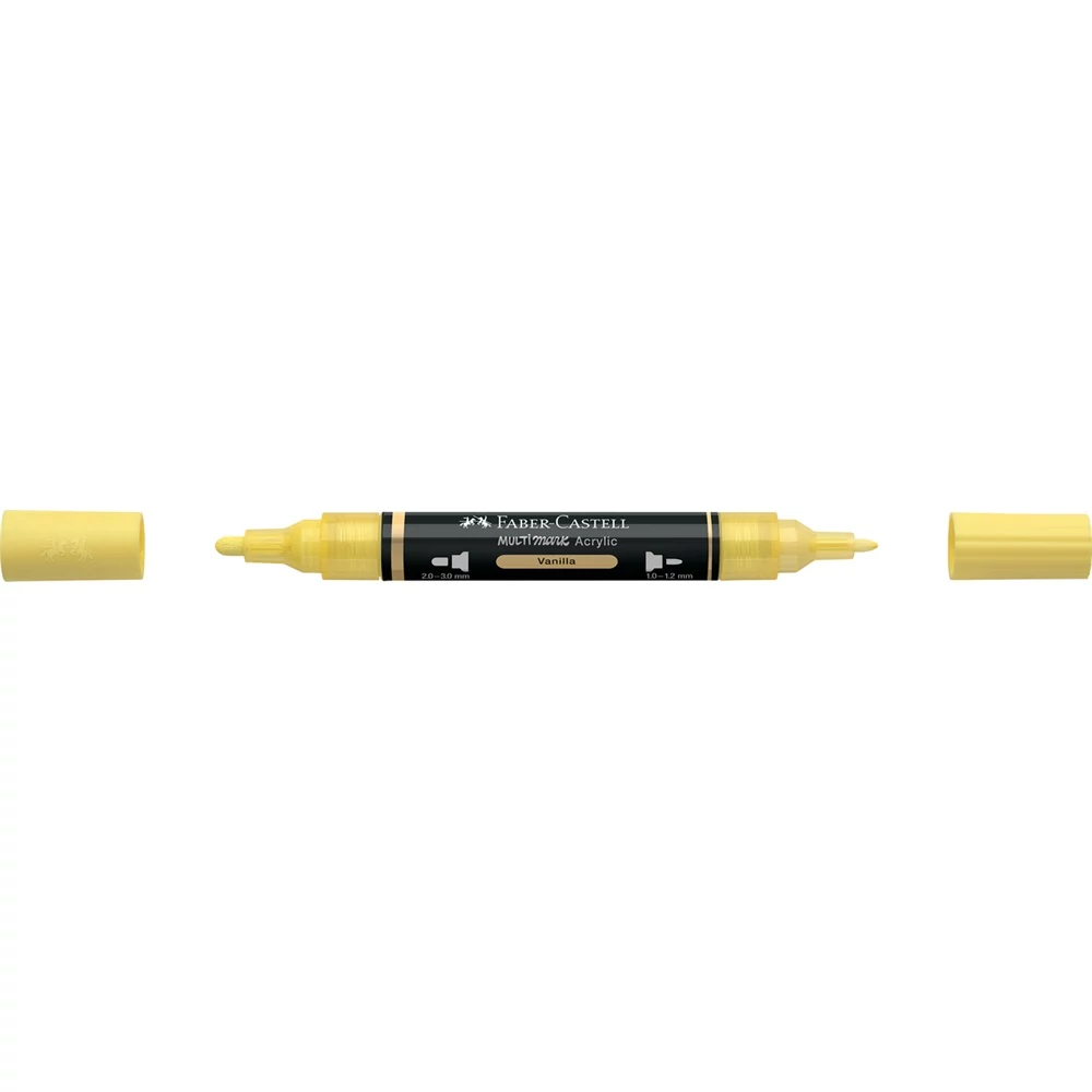 Akril marker kétvégű MULTIMARK 102 Faber-Castell vanília 