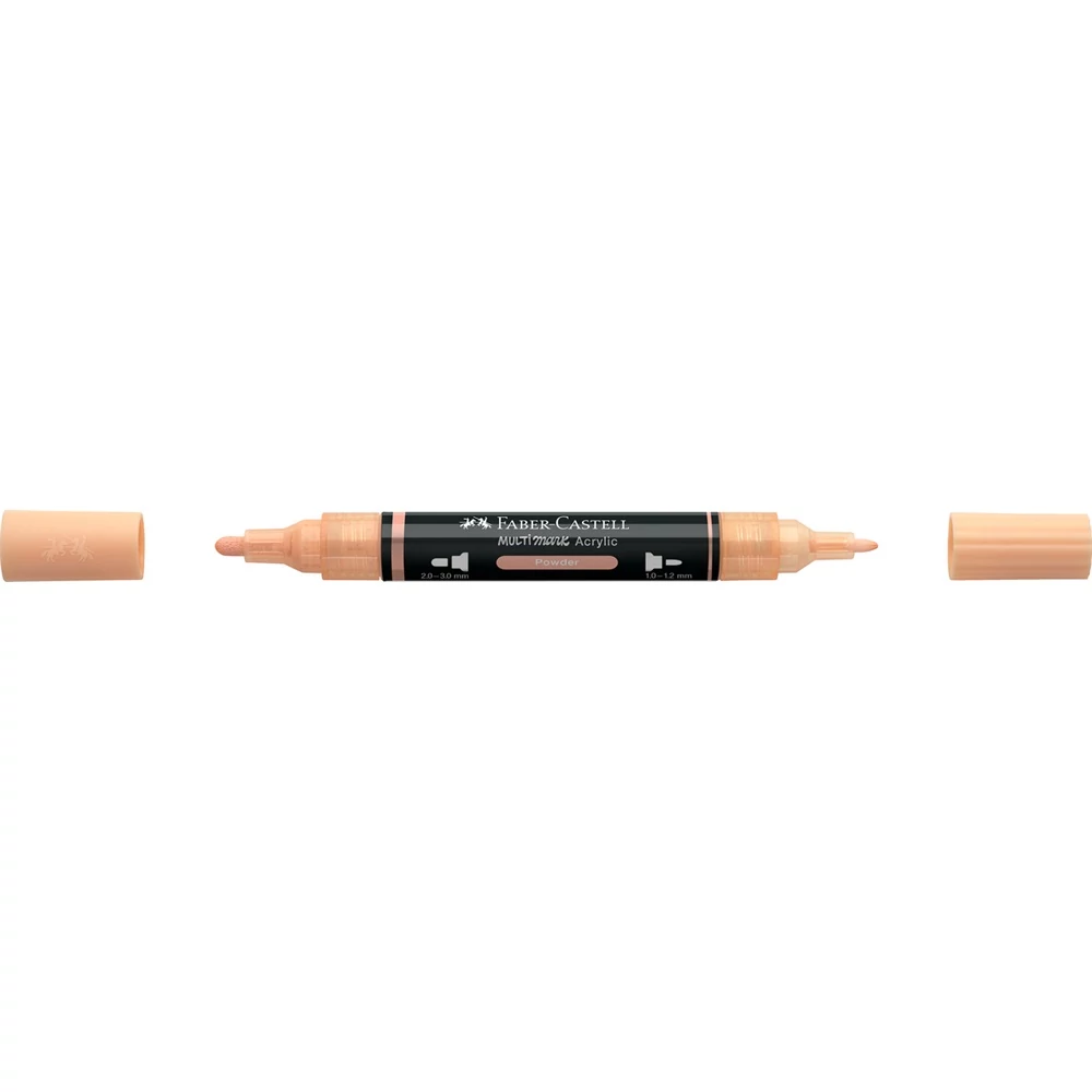 Akril marker kétvégű MULTIMARK 303 Faber-Castell púder 