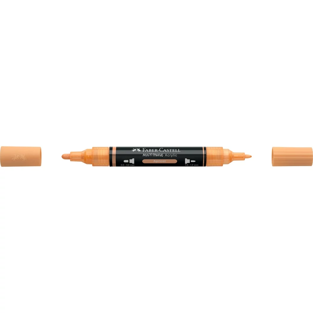Akril marker kétvégű MULTIMARK 416 Faber-Castell barack 