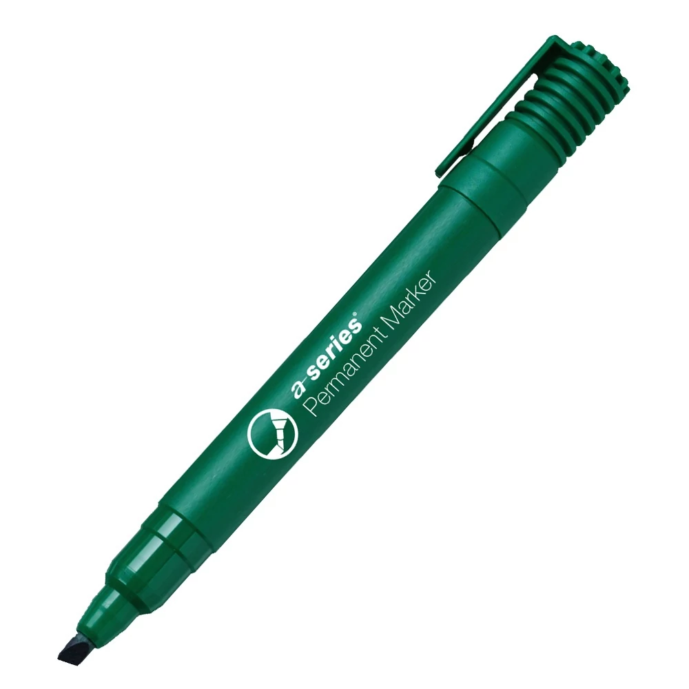 Alkoholos marker 2-5mm, vágott végű A-series zöld