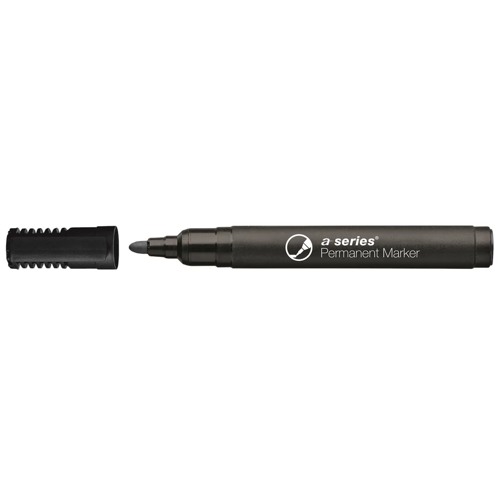 Alkoholos marker 3mm, kerek végű A-series fekete