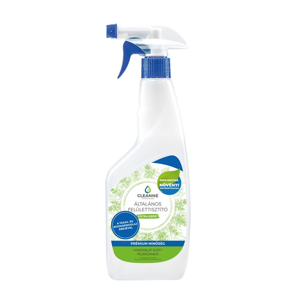 Általános felülettisztító extra erős szórófejes 500 ml teafaolajjal Cleanne_Környezetbarát
