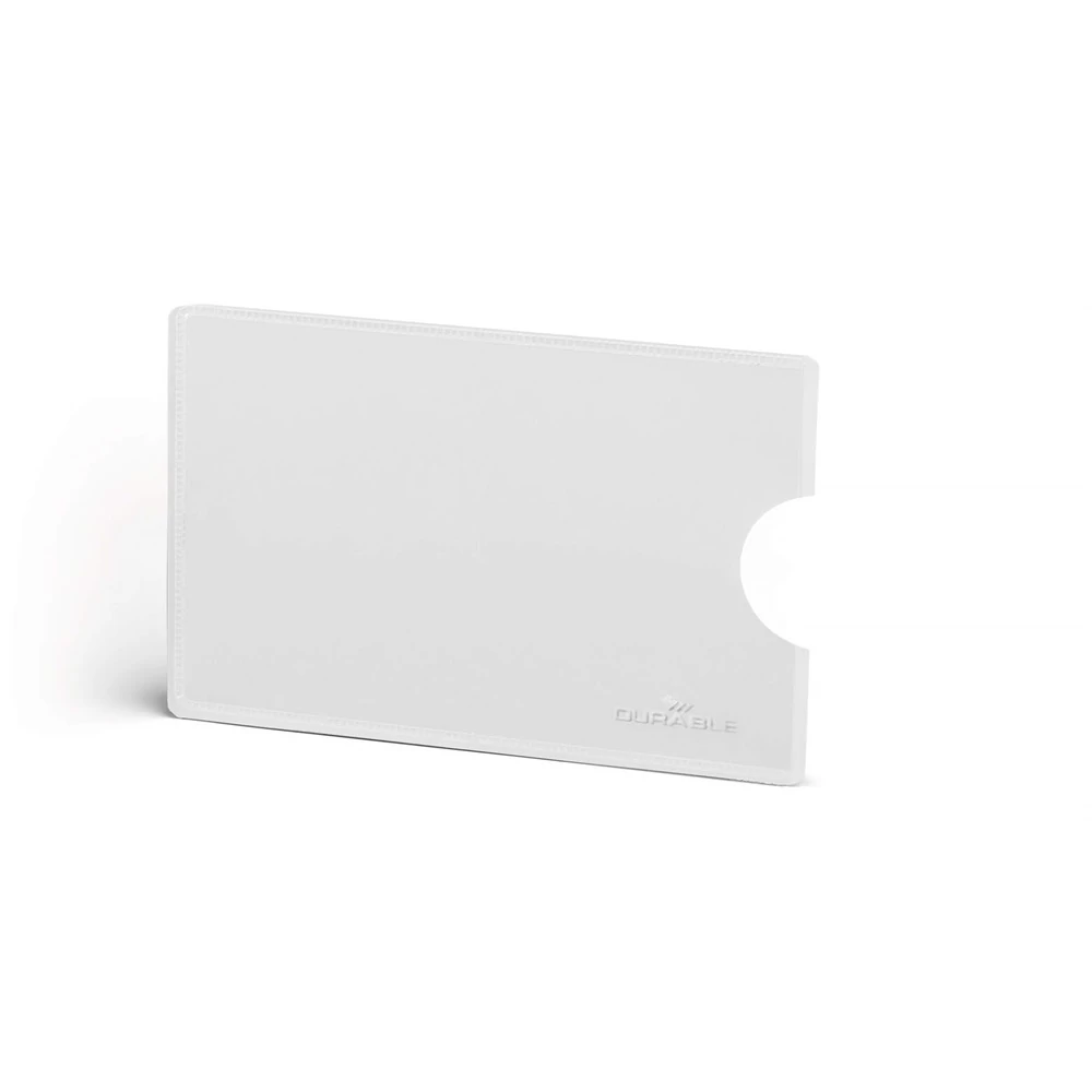 Bankkártya tok 54x86mm, 1 db-os RFID védelem 3 db/csomag, Durable