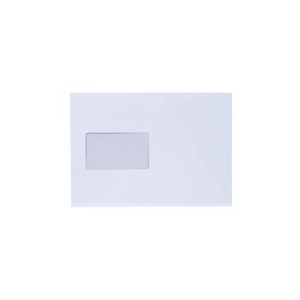 Boríték LC/5 szilikonos bélésnyomott bal ablak 45x90mm 162x229mm B20A60 Bluering® fehér