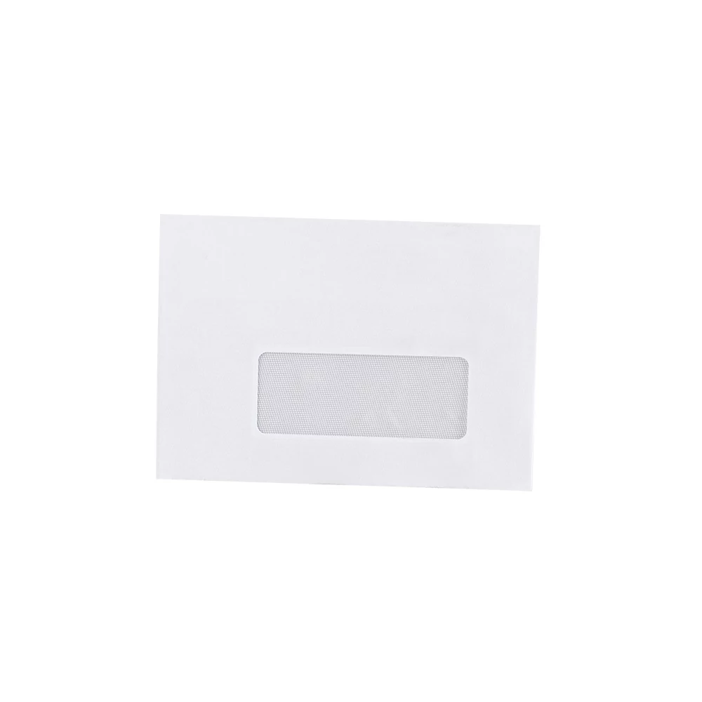 Boríték LC/6 enyvezett bélésnyomott jobb ablakos 35x90mm 114x162mm J28A20 Bluering® fehér