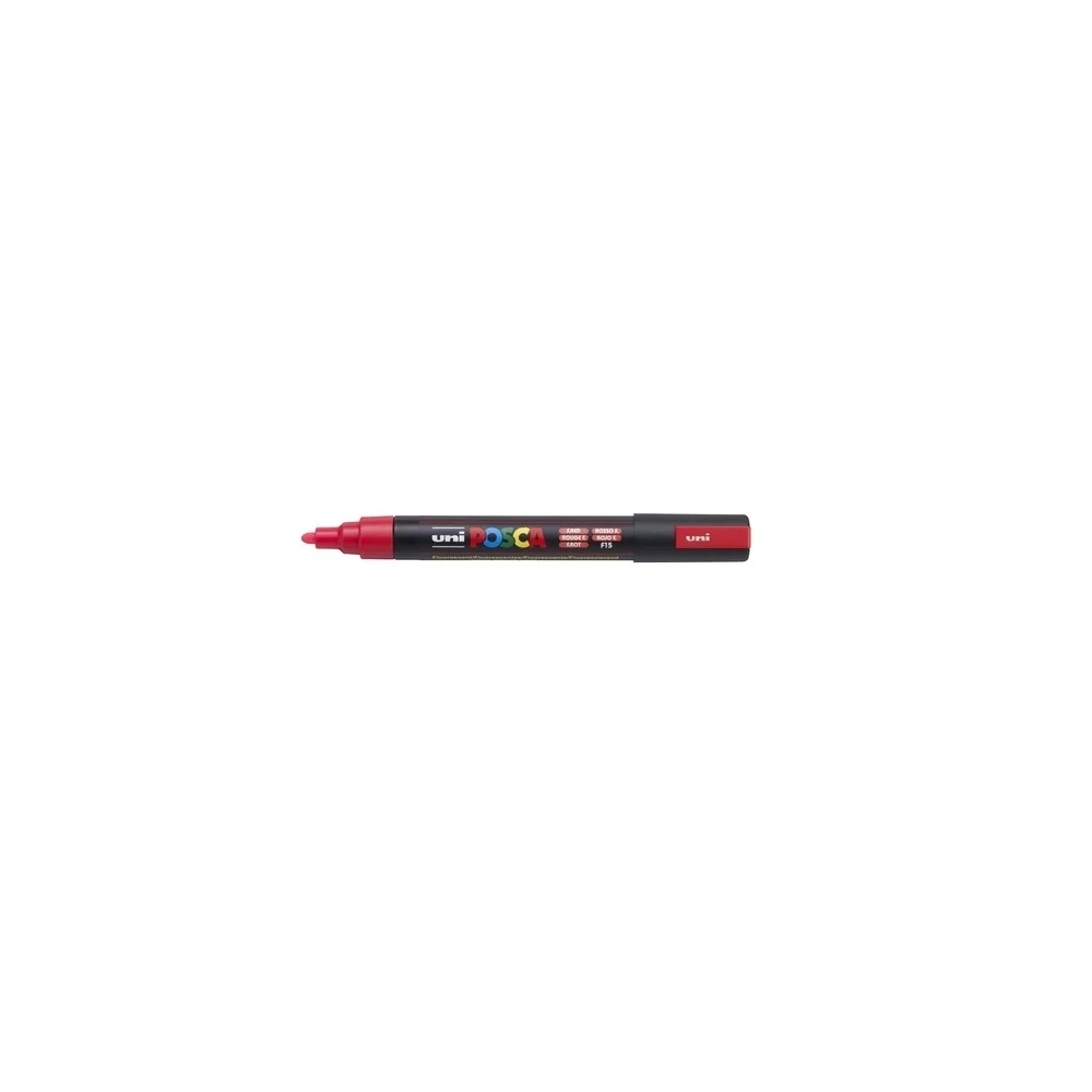 Dekormarker 1,8-2,5mm, Uni Posca PC-5M fluor piros