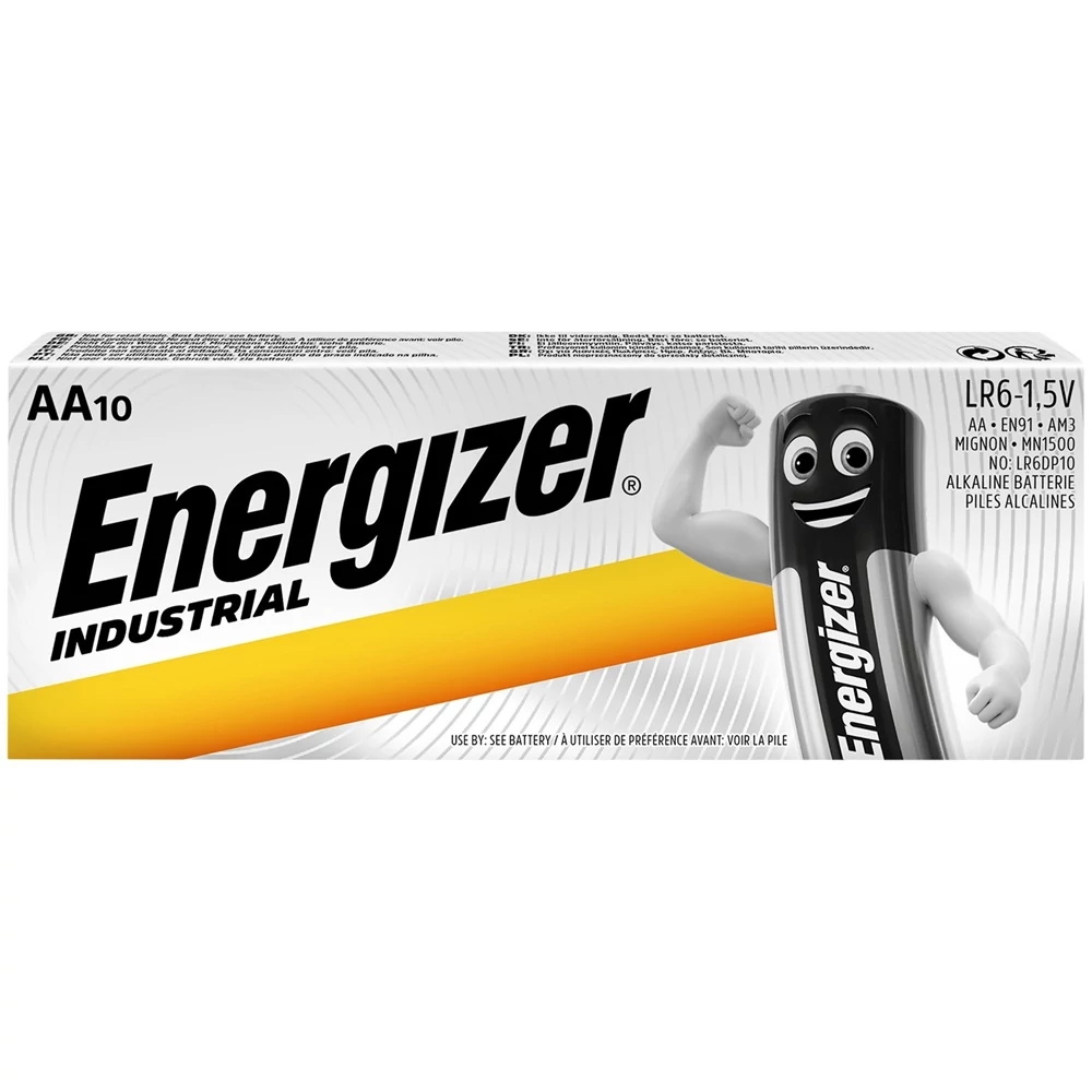 Elem AA ceruza LR06 Industrial 10 db/csomag, Energizer